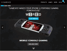 Tablet Screenshot of gamevice.com